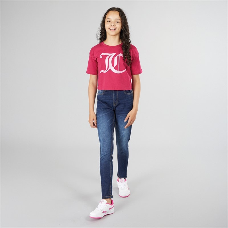 Bench Girls Laina Skinny Jeans Dark Blue - Image 4