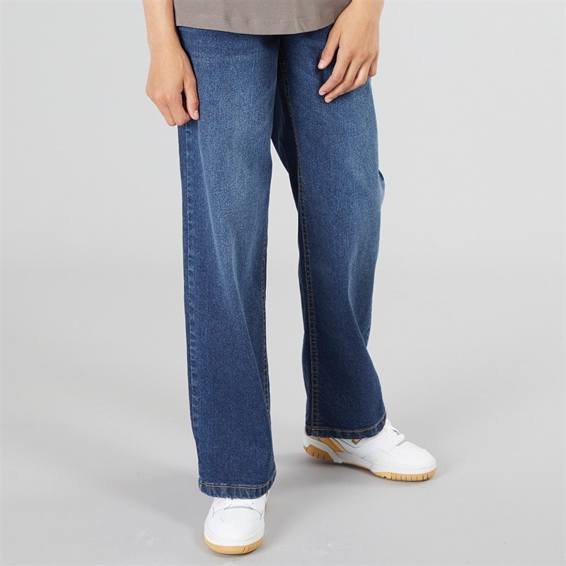 Bench Girls Maxina Wide Jeans Dark Wash - Image 1