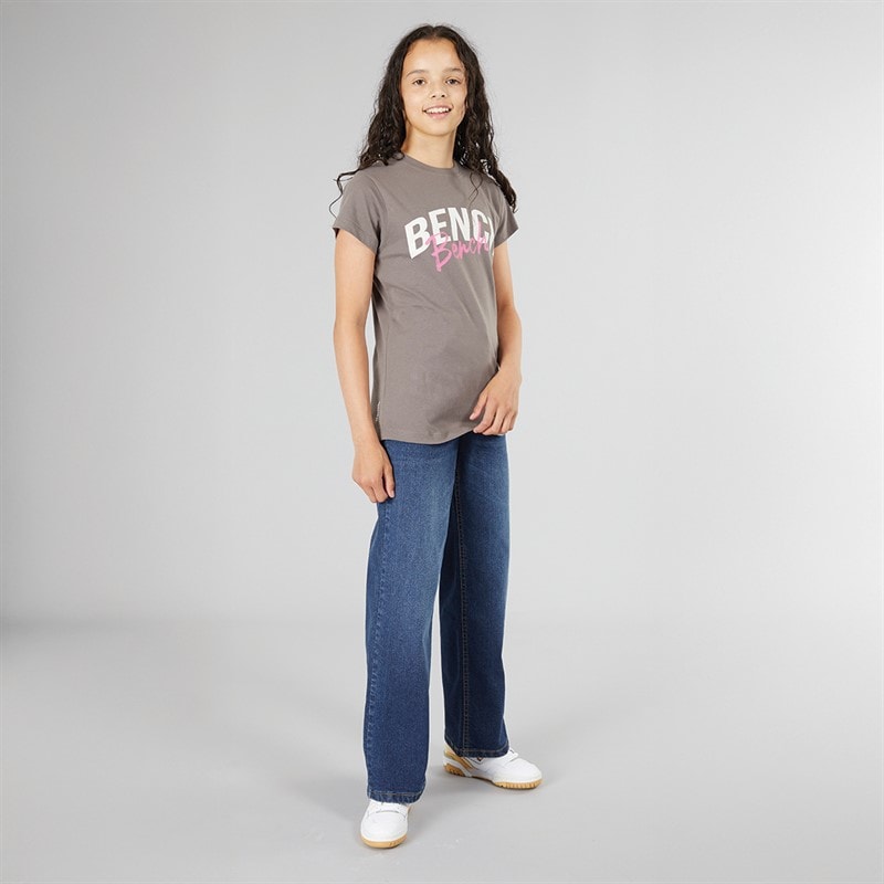 Bench Girls Maxina Wide Jeans Dark Wash - Image 4