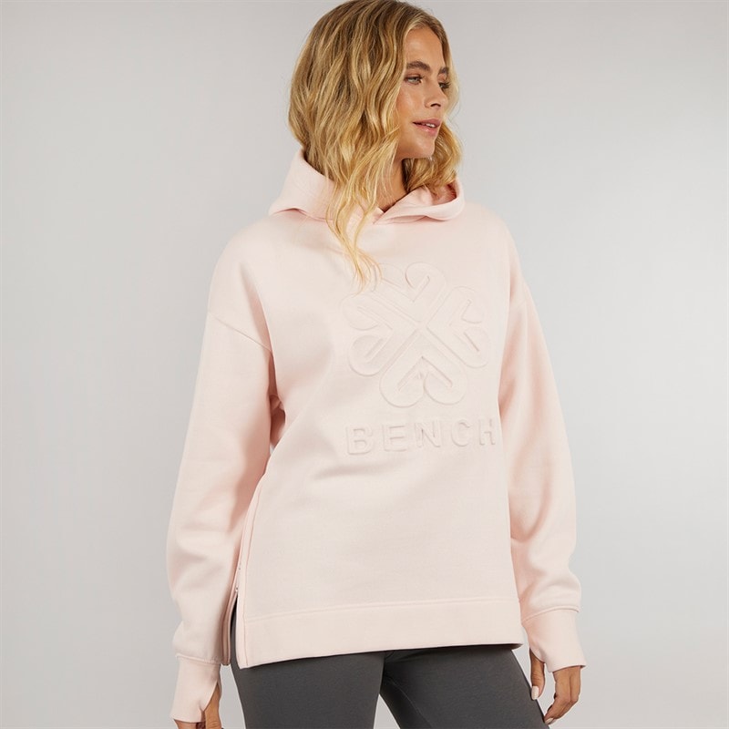 Bench Womens Rayra Hoodie Light Pink - Image 3