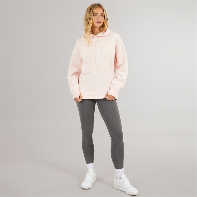 Bench Womens Rayra Hoodie Light Pink - Image 4
