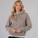 Bench Womens Lerenna Hoodie Warm Washed Taupe