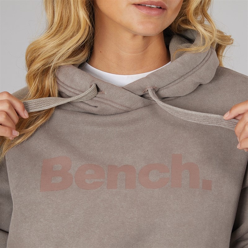 Bench Womens Lerenna Hoodie Warm Washed Taupe - Image 3