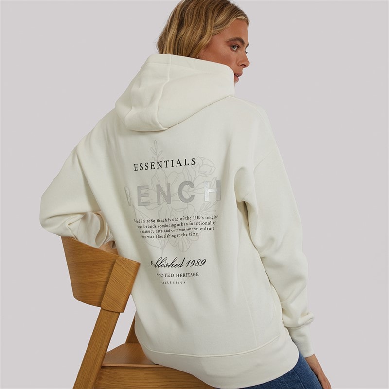 Bench Womens Harmy Hoodie Winter White - Image 1