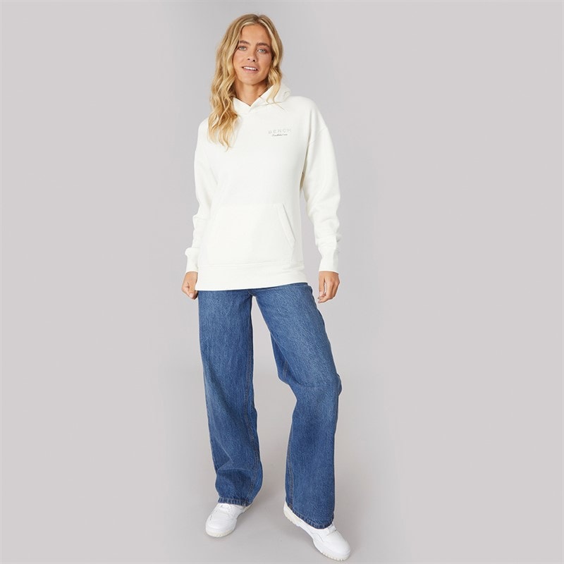 Bench Womens Harmy Hoodie Winter White - Image 4