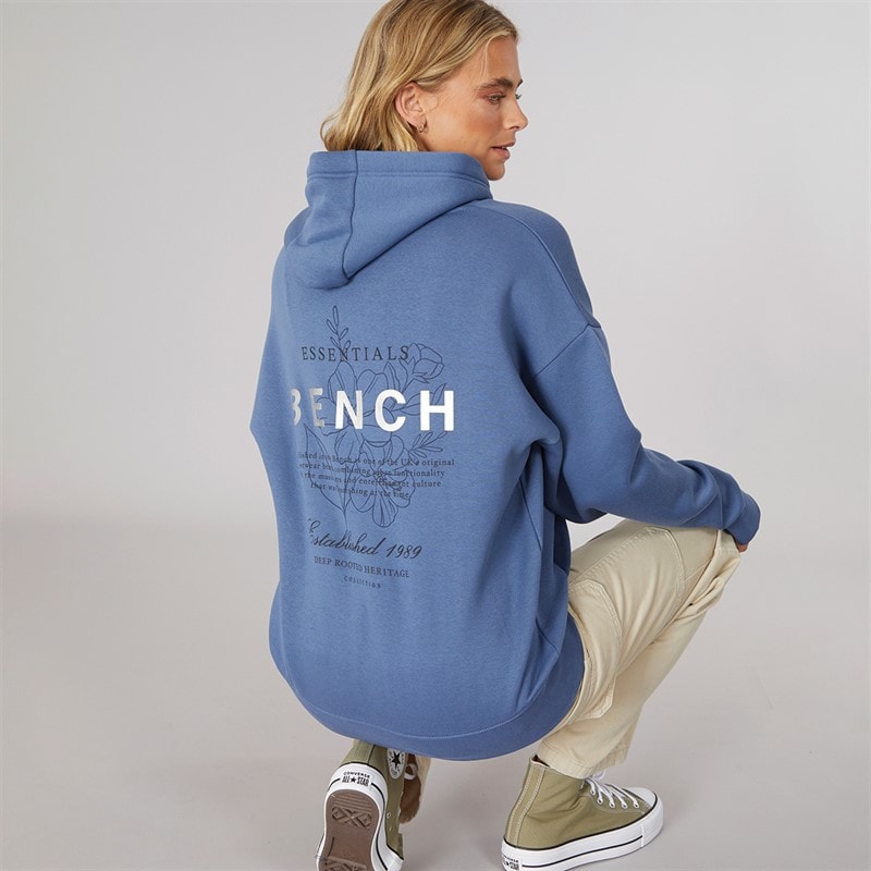Bench Womens Harmy Hoodie Denim Blue - Image 1