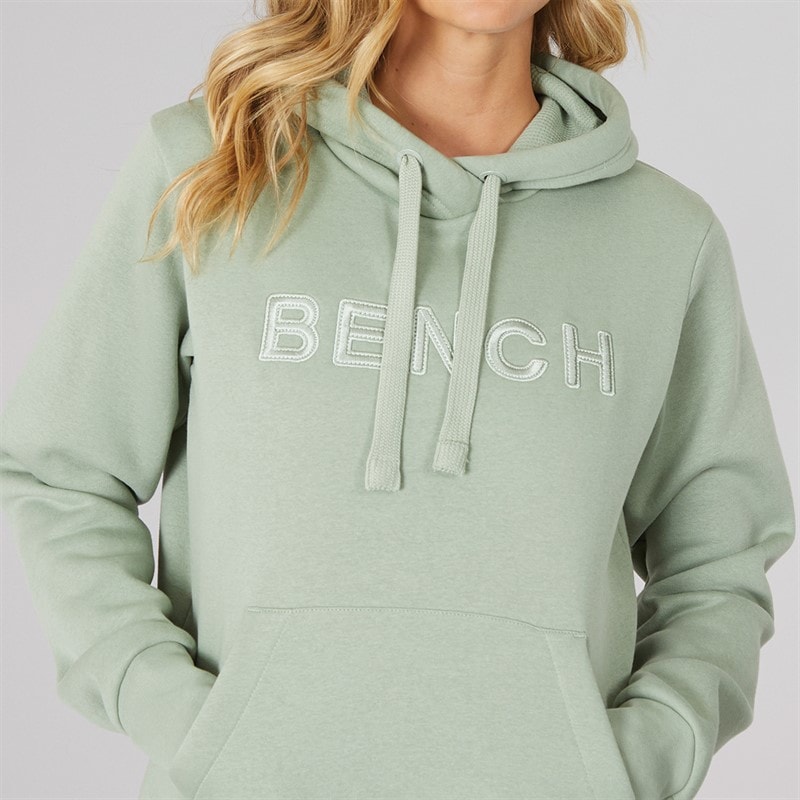 Bench Womens Emerre Hoodie Dark Sage Green - Image 3