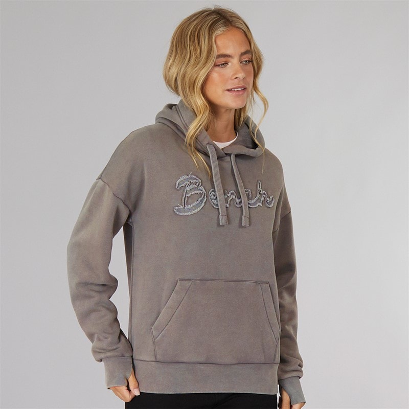 Bench Womens Trait Hoodie Graphite Grey - Image 1