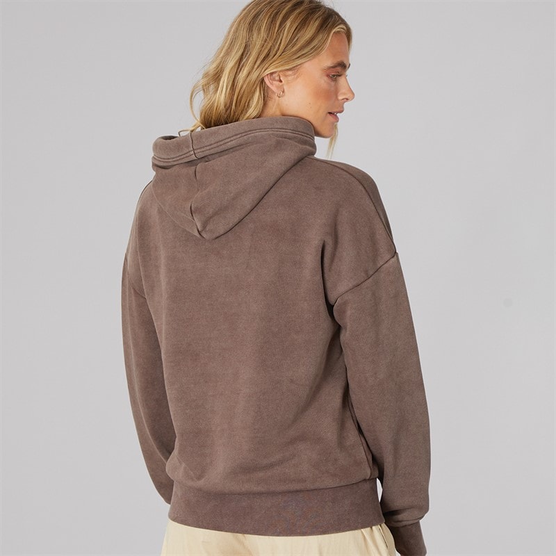 Bench Womens Trait Hoodie Chocolate - Image 2