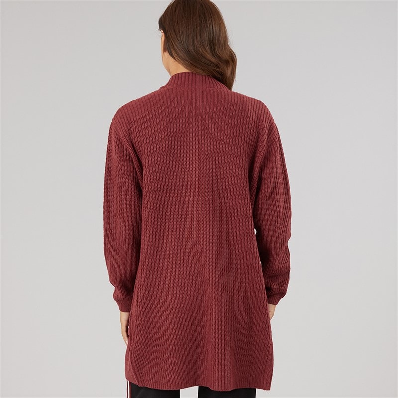Bench Womens Asteria Cardigan Burgundy - Image 2