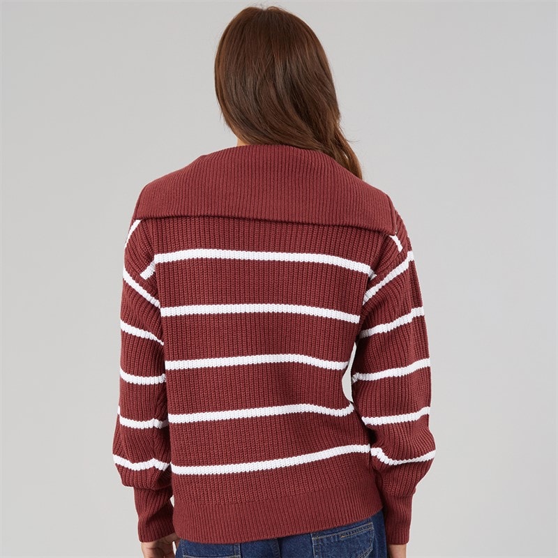 Bench Womens Margita Jumper Burgundy - Image 2