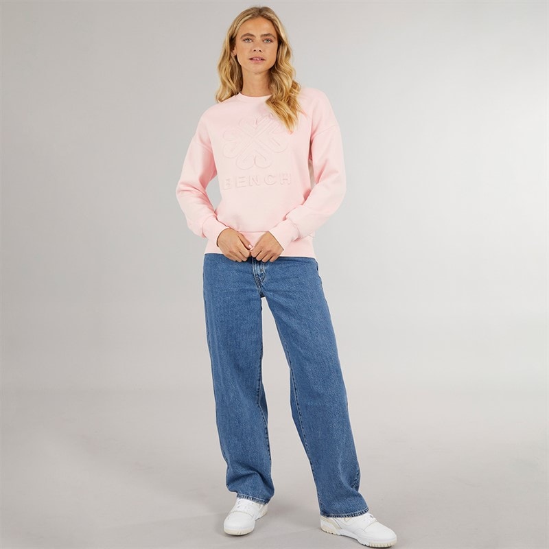 Bench Womens Ilma Sweatshirt Light Pink - Image 4