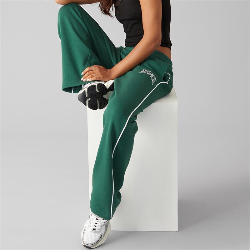 Bench Womens Sura Wide Leg Joggers Deep Emerald - Image 1