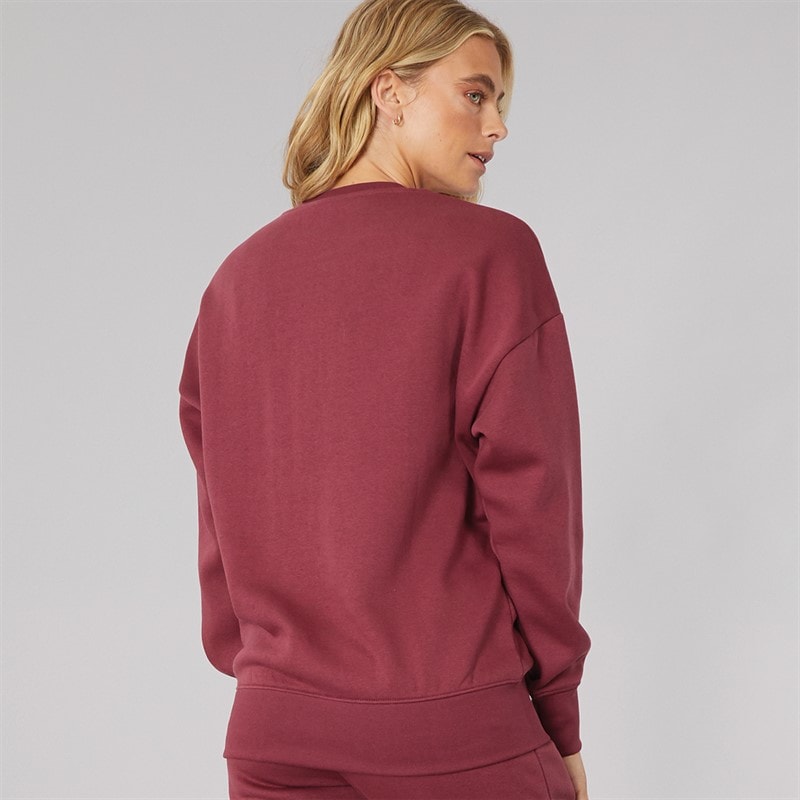Bench Womens Ercie Sweatshirt Burgundy - Image 2