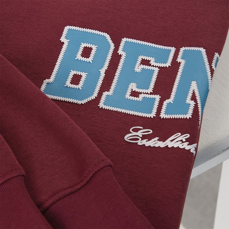 Bench Womens Ercie Sweatshirt Burgundy - Image 3