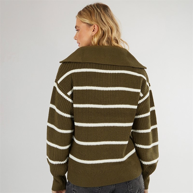Bench Womens Margita Jumper Dark Olive - Image 2