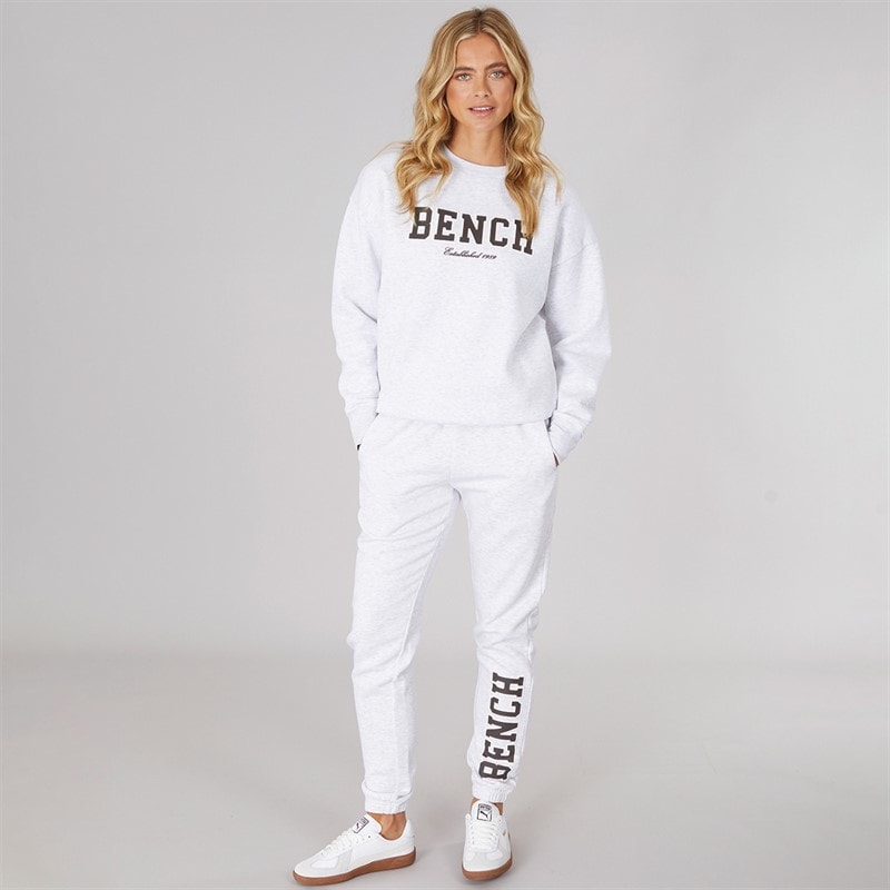 Bench Womens Lorrie Joggers Ice Grey Marl - Image 4