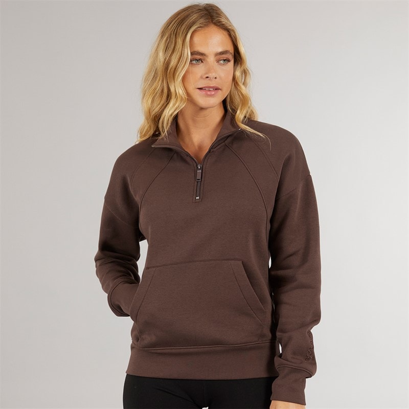 Bench Womens Zilia Sweatshirt Coffee - Image 3