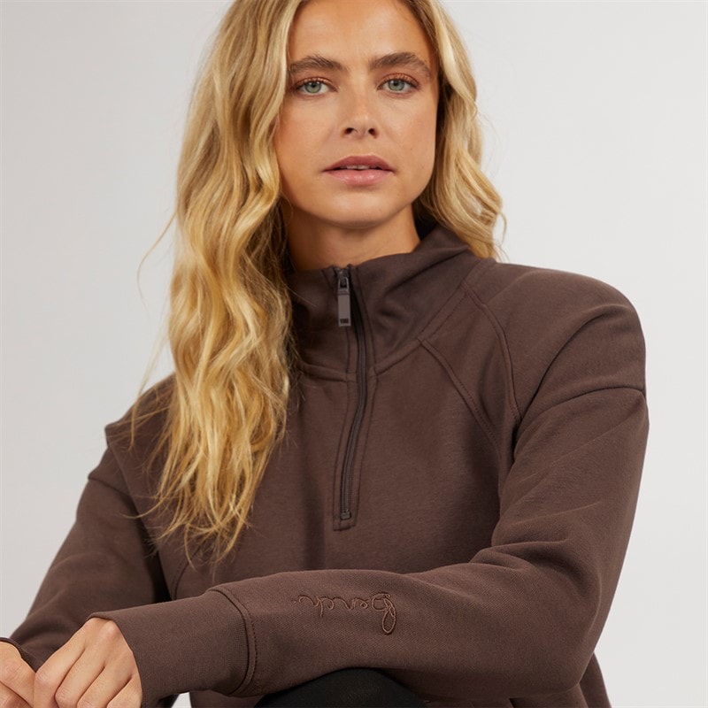 Bench Womens Zilia Sweatshirt Coffee - Image 4