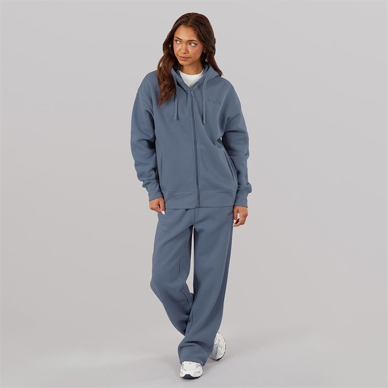 Bench Womens Zip Thru Tracksuit Honest Indigo - Image 4