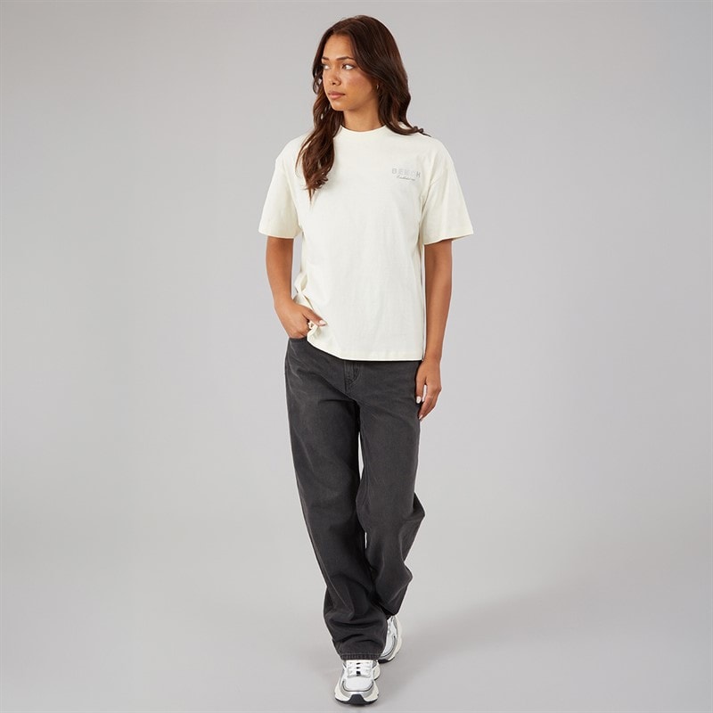 Bench Womens Yalo T-Shirt Winter White - Image 4