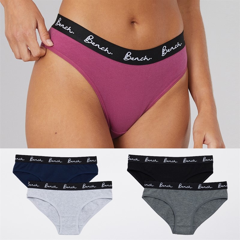 Bench Womens Aslani Five Pack Briefs Multi - Image 1