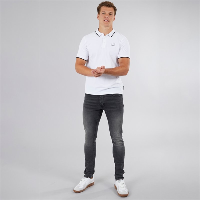 Bench Mens Ralemo Skinny Jeans Grey - Image 4