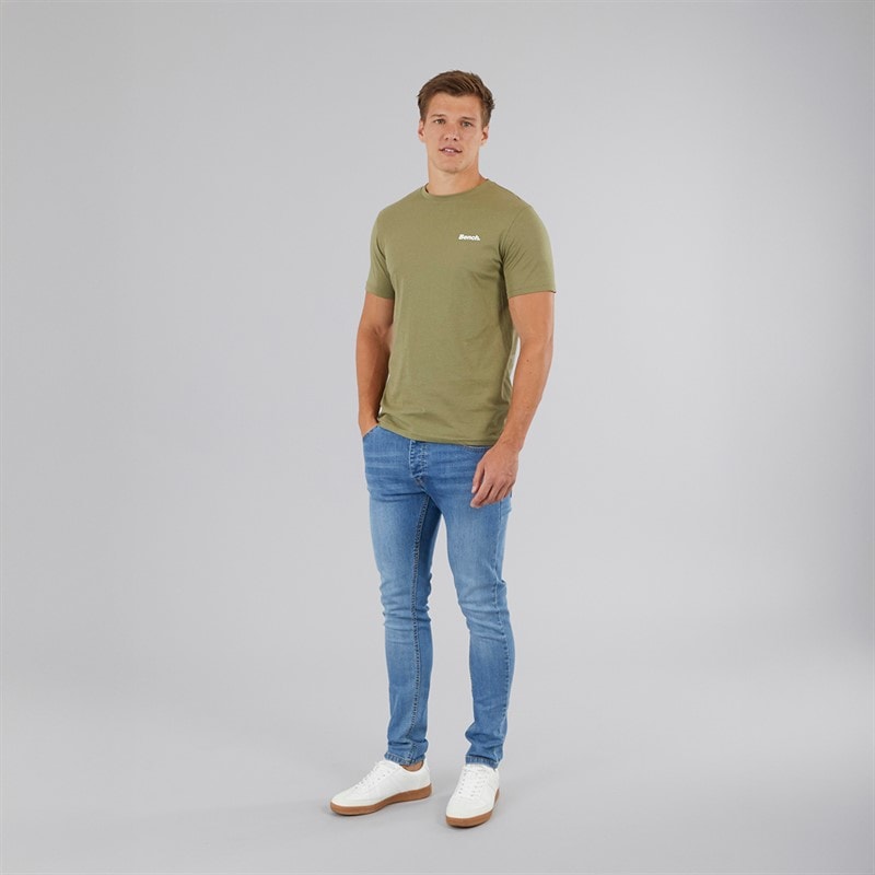 Bench Mens Ralemo Skinny Jeans Midwash - Image 4