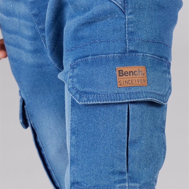 Bench Boys Puffer Coat T-Shirt And Jeans Set Blue - Image 3