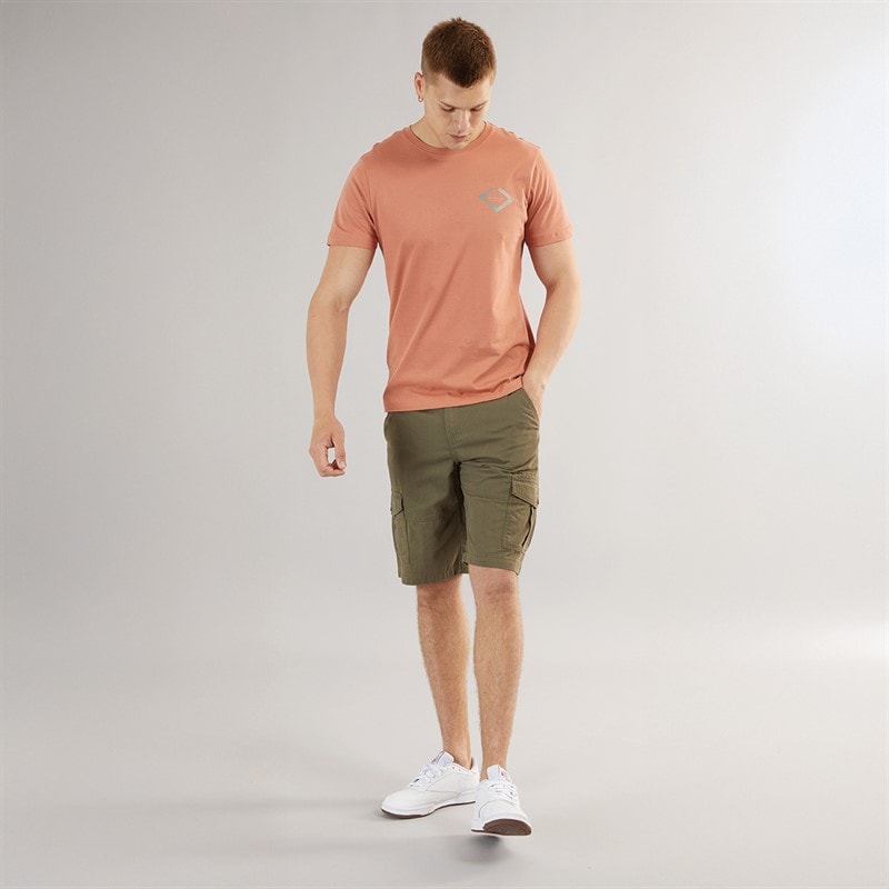 Bench Mens Alatro Cargo Shorts Khaki - Image 4