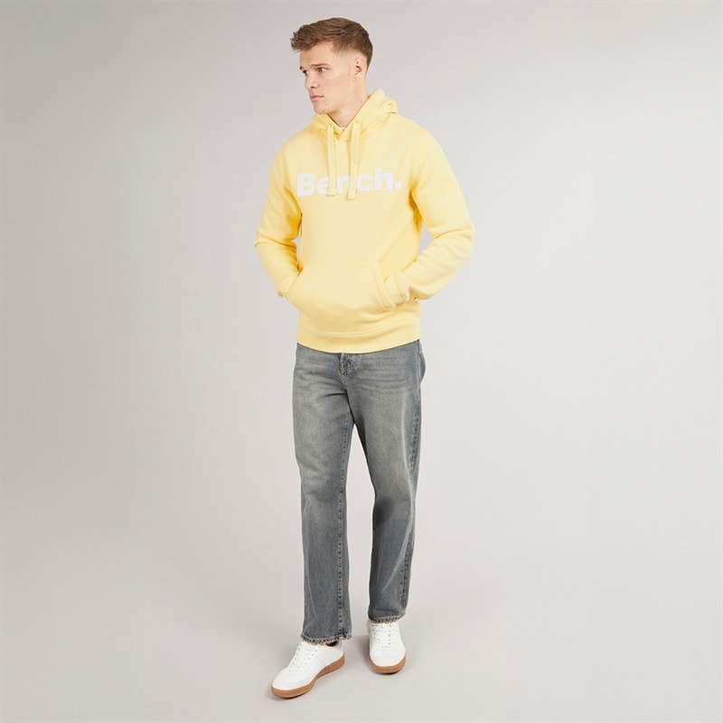 Bench Mens Skinner Spots Hoodie Pastel Yellow - Image 3