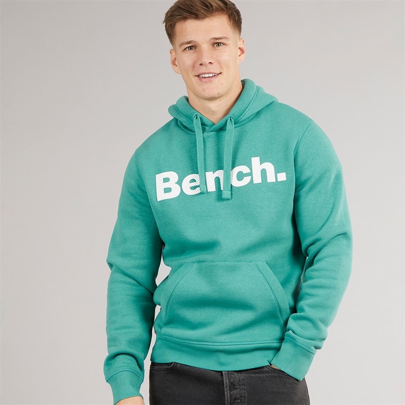Bench Mens Skinner Spots Hoodie Teal