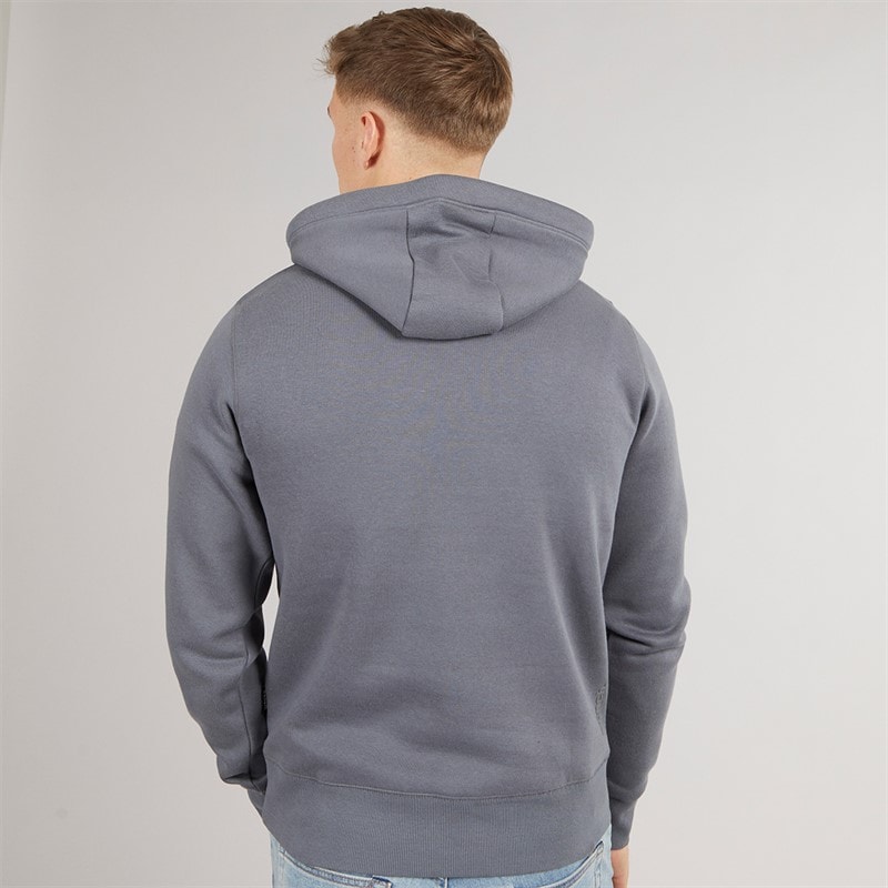 Bench Mens Trassi Hoodie Steel Grey - Image 2