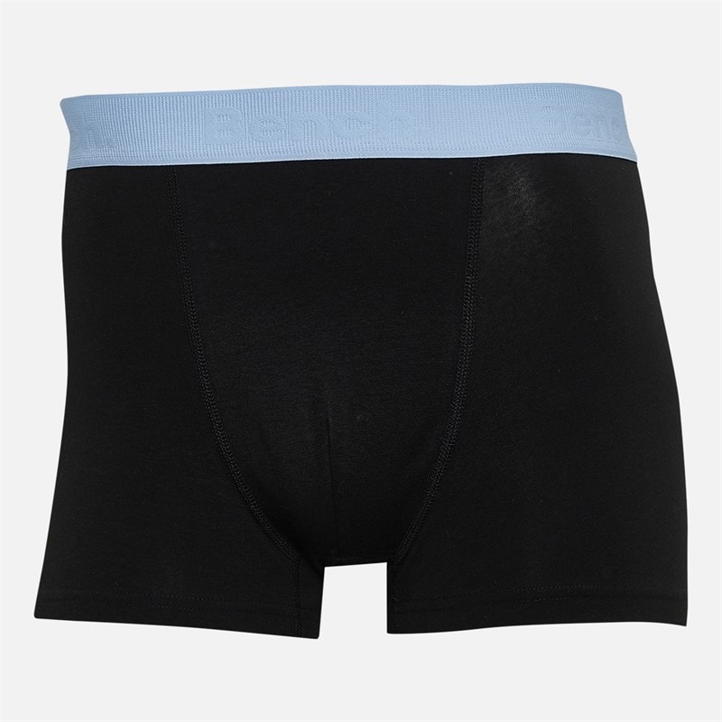 Bench Mens Syers Three Pack Boxers Black/Grey Marl/Navy - Image 3