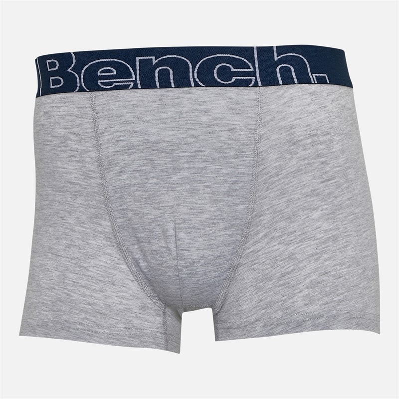 Bench Mens Dekker Three Pack Boxers Navy Aop/Sage Green/Grey Marl - Image 3