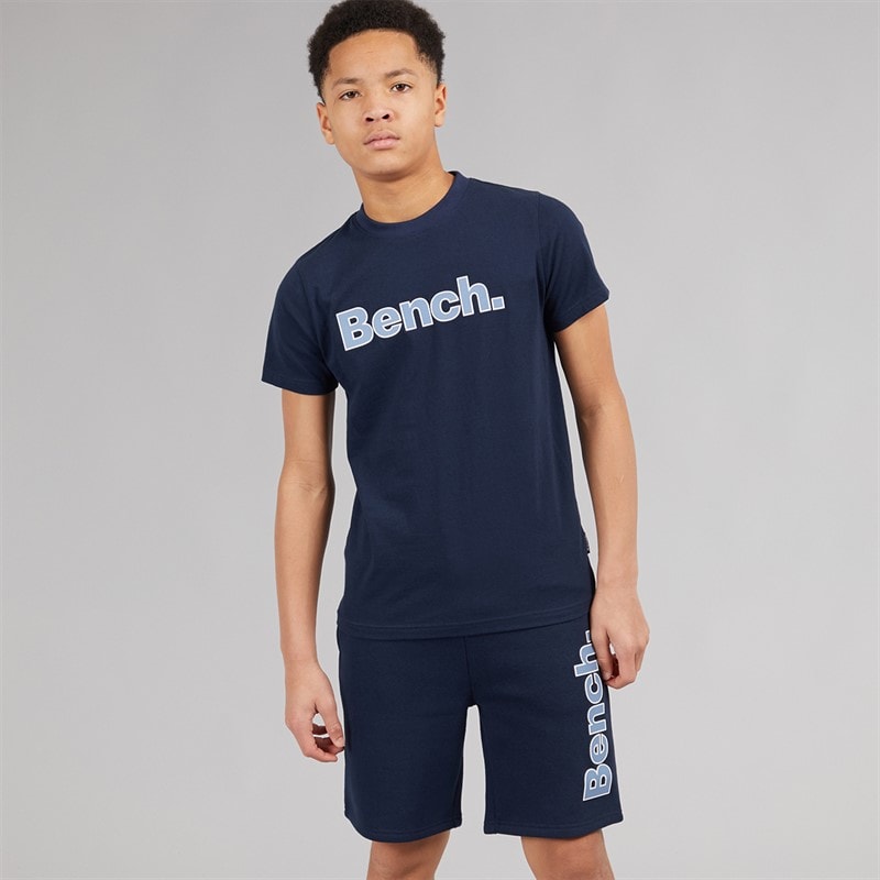 Bench Boys Gowsen B T-Shirt And Shorts Set Navy - Image 1