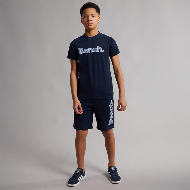 Bench Boys Gowsen B T-Shirt And Shorts Set Navy - Image 4