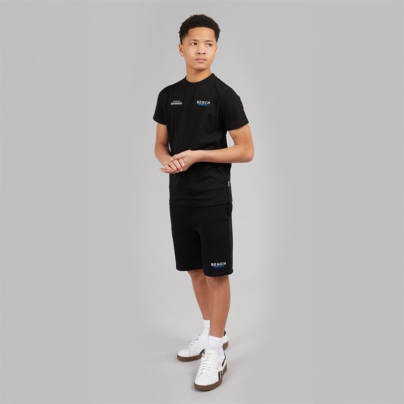 Bench Boys Biller T-Shirt And Shorts Set Black - Image 4