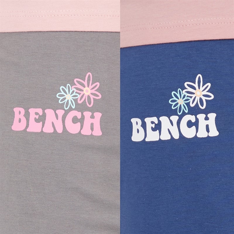 Bench Girls Torva Two Pack Leggings Grey Marl/Navy Grey Marl / Navy - Image 3