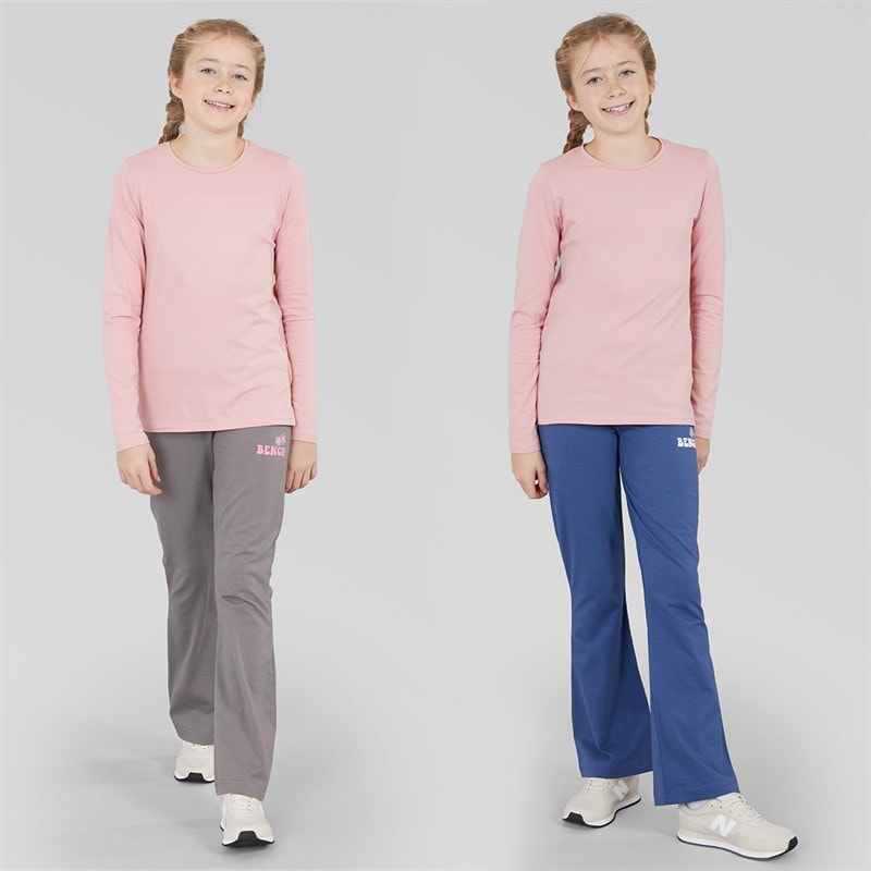 Bench Girls Torva Two Pack Leggings Grey Marl/Navy Grey Marl / Navy - Image 4