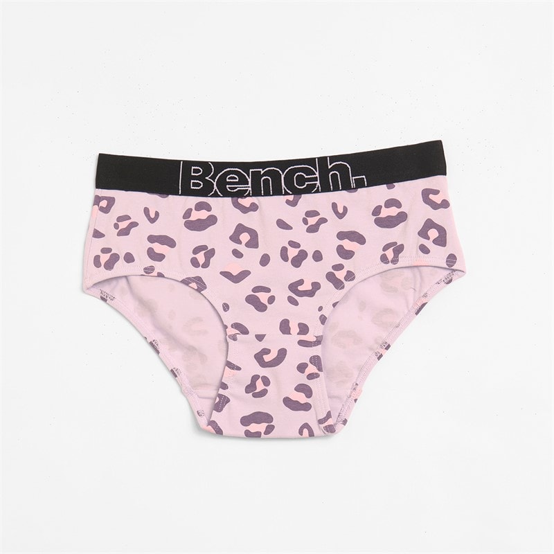Bench Girls Andila Three Pack Briefs Lilac Aop/Black/Lilac - Image 2