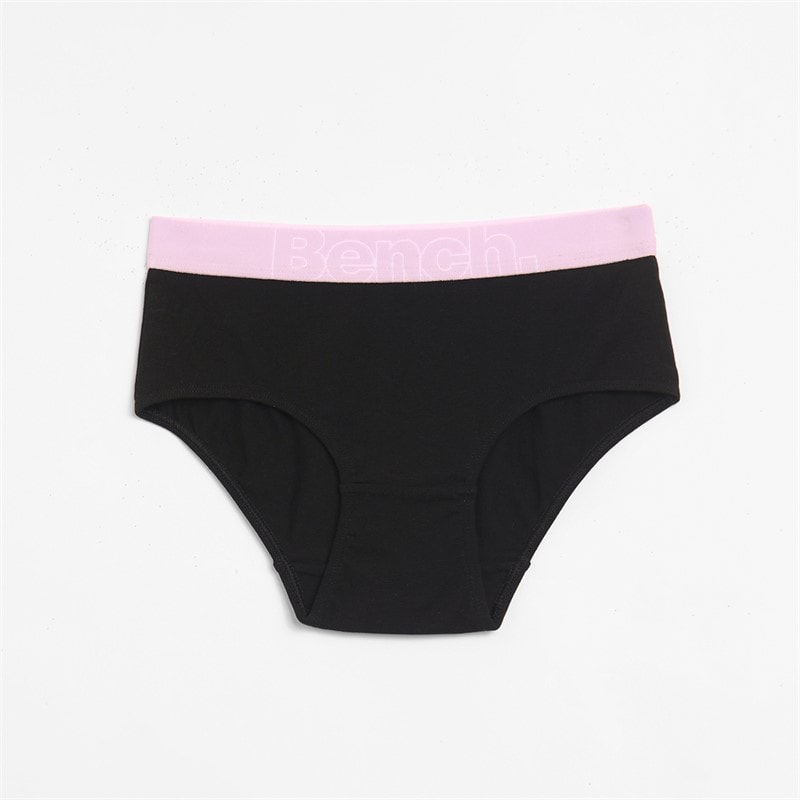 Bench Girls Andila Three Pack Briefs Lilac Aop/Black/Lilac - Image 3