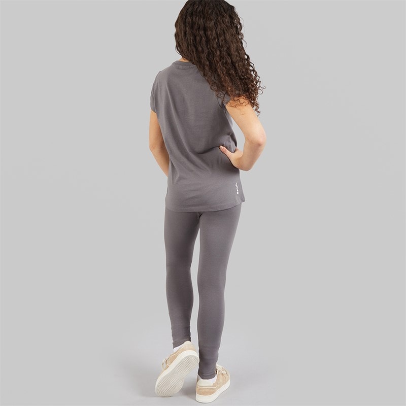 Bench Girls Wibsy T-Shirt And Leggings Set Charcoal - Image 2
