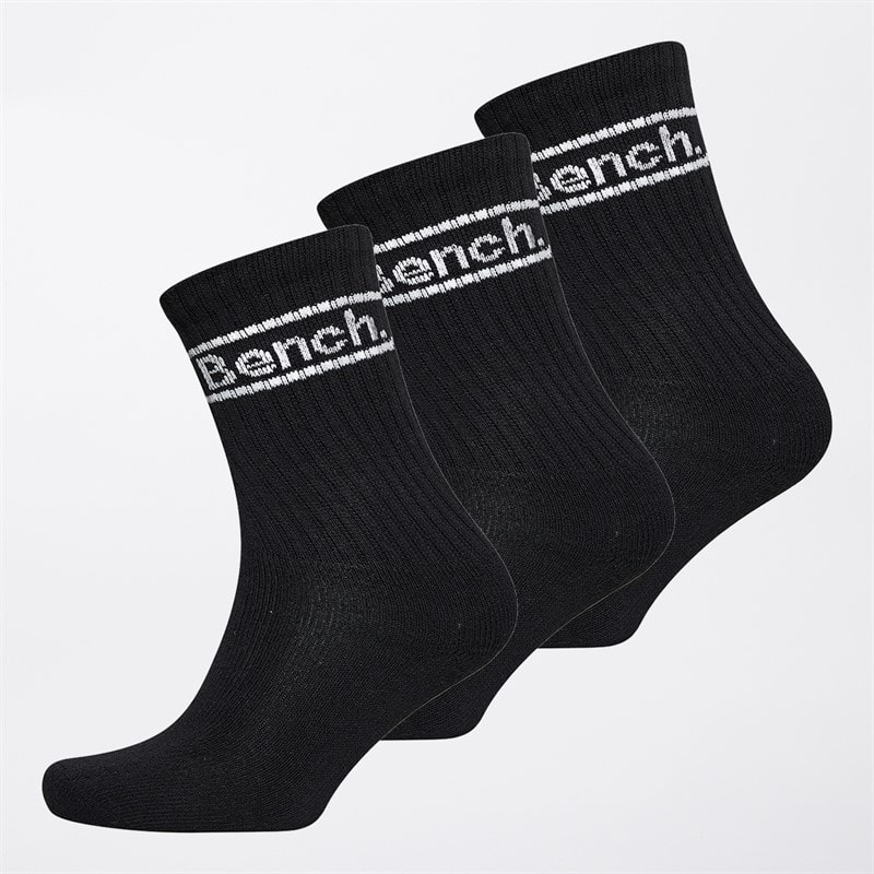 Bench Girls Kaz G Three Pack Socks Black - Image 1