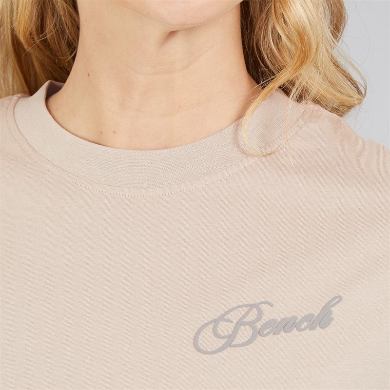 Bench Womens Yerra T-Shirt Taupe - Image 5
