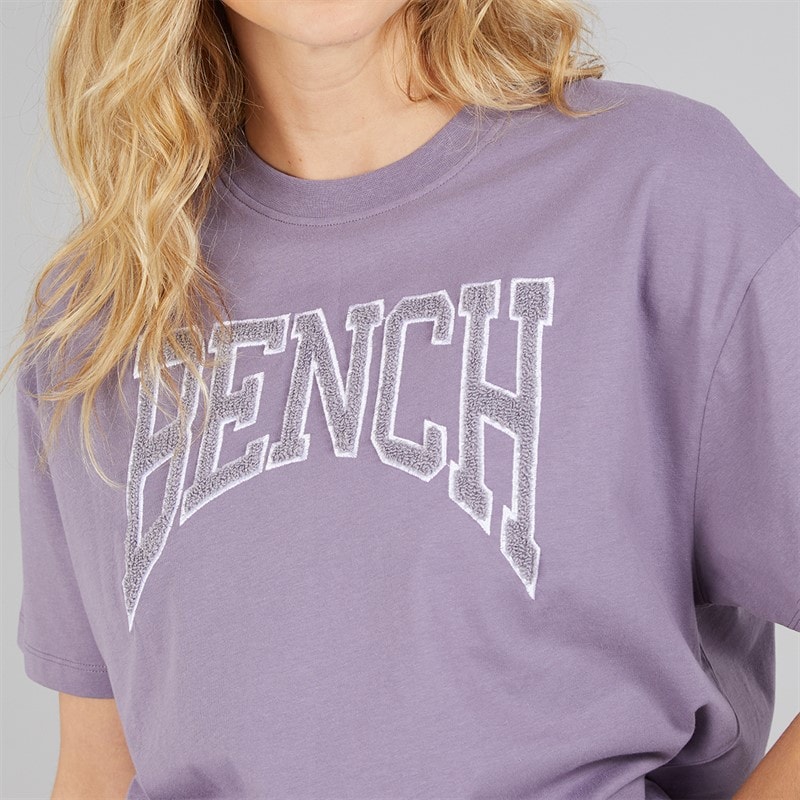 Bench Womens Zayah T-Shirt Dusted Grapes - Image 3