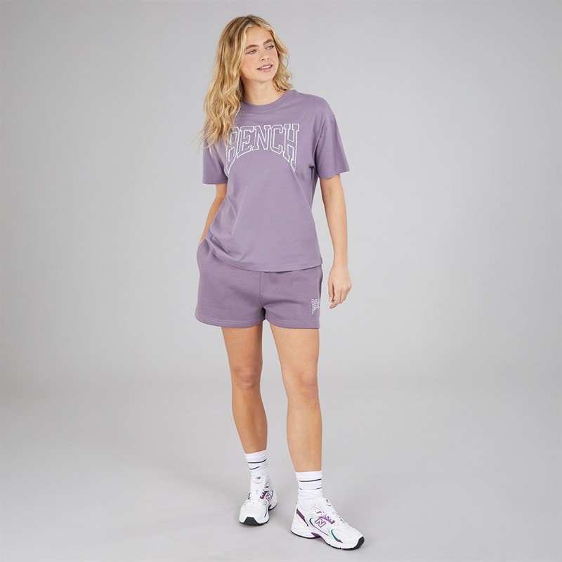 Bench Womens Zayah T-Shirt Dusted Grapes - Image 4