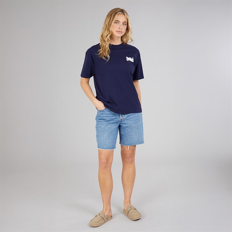 Bench Womens Sarrine Oversized T-Shirt Deep Navy - Image 4