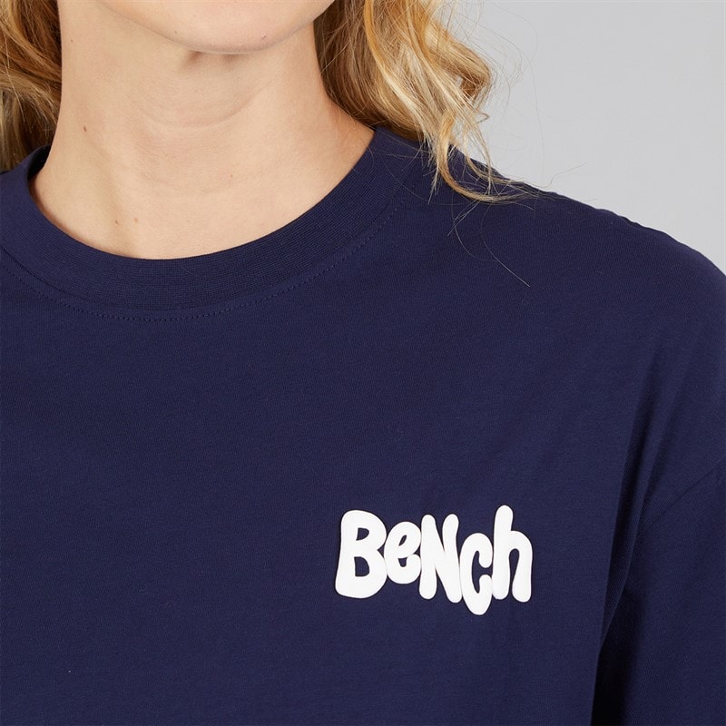 Bench Womens Sarrine Oversized T-Shirt Deep Navy - Image 5