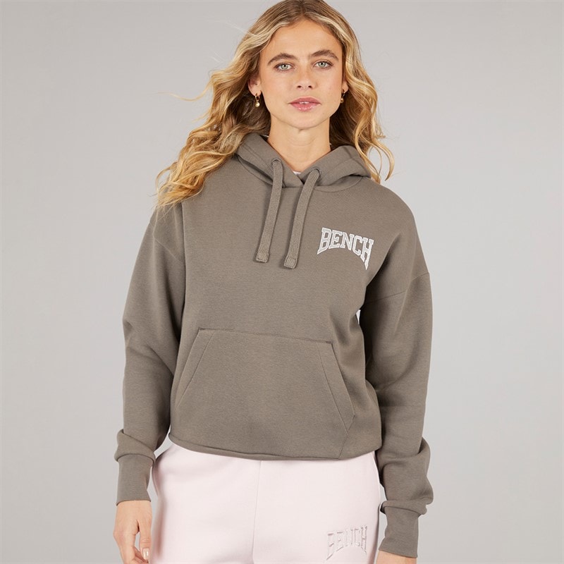 Bench Womens Nikah Hoodie Charcoal - Image 2